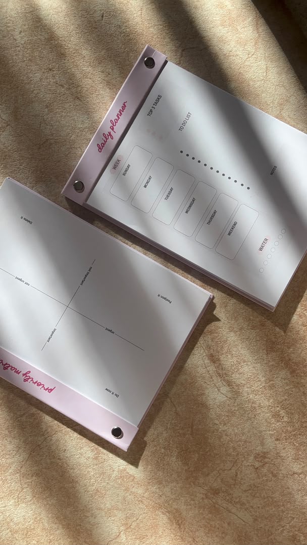 Daily Pad & Priority Matrix