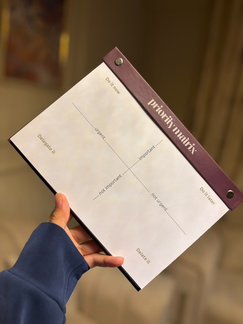 Daily Pad & Priority Matrix