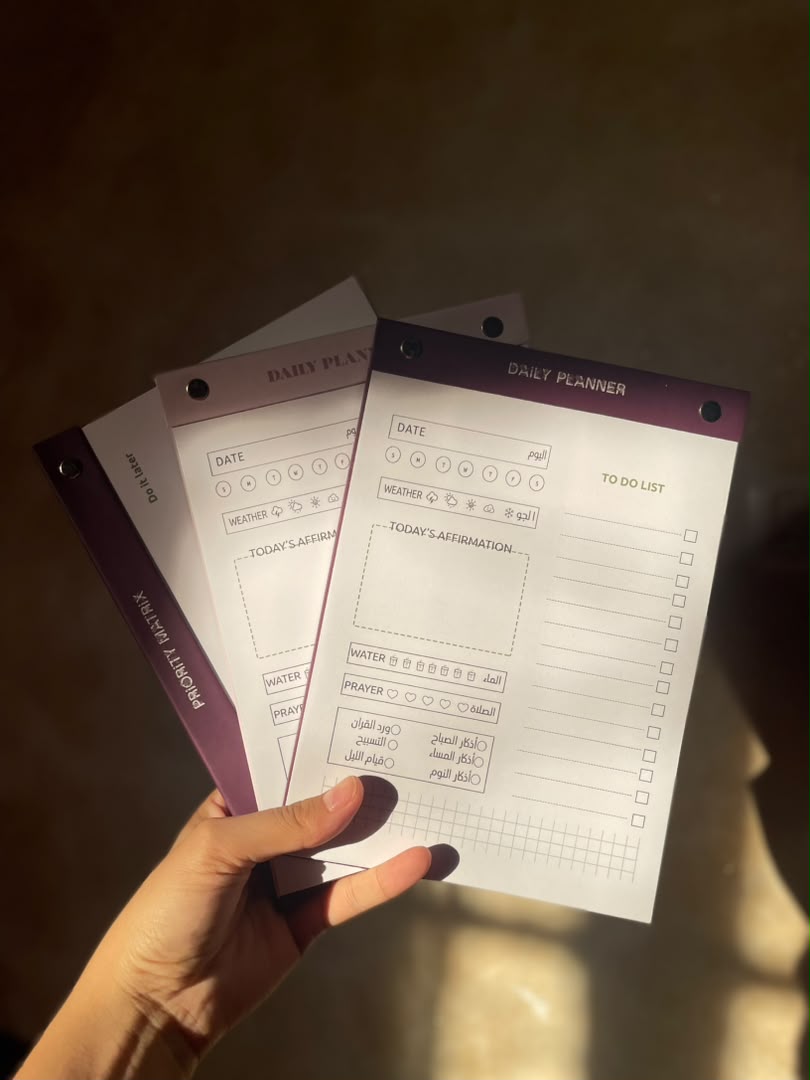Daily Pad & Priority Matrix