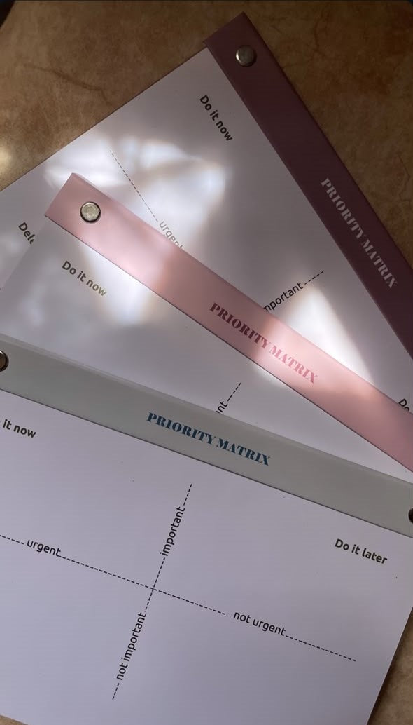 Daily Pad & Priority Matrix